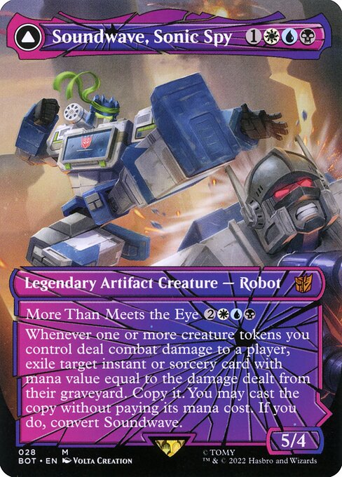 Soundwave, Sonic Spy // Soundwave, Superior Captain from Transformers