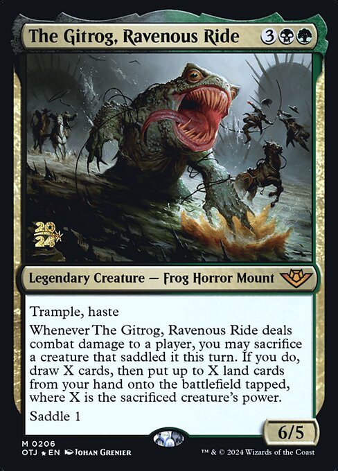 The Gitrog, Ravenous Ride highlighted card art