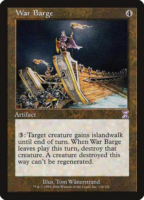 War Barge highlighted card art