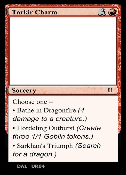 Tarkir Charm highlighted card art
