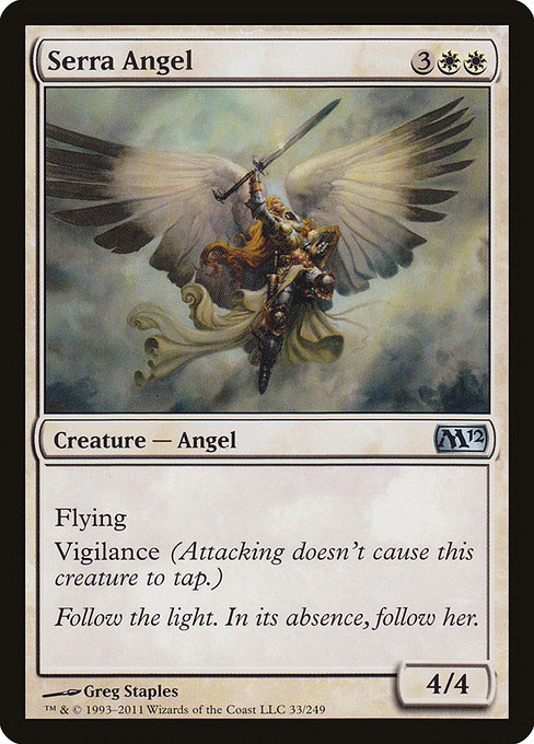 Serra Angel from Magic 2012