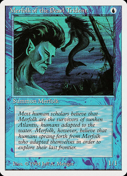 Merfolk of the Pearl Trident from Summer Magic / Edgar