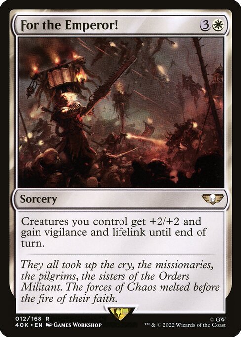 For the Emperor! highlighted card art