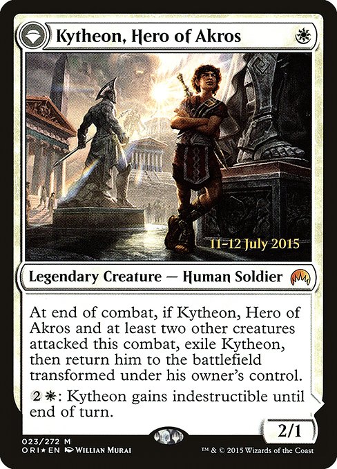 Kytheon, Hero of Akros // Gideon, Battle-Forged from Magic Origins Promos