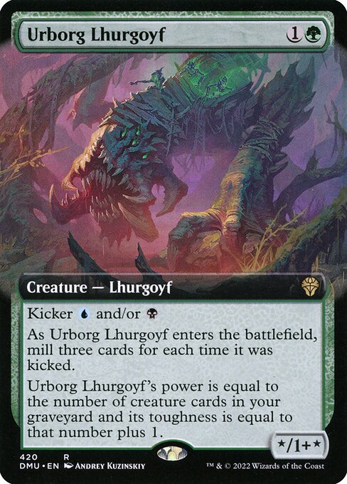 Urborg Lhurgoyf from Dominaria United
