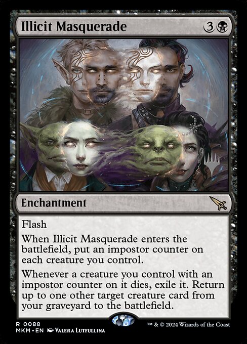 Illicit Masquerade from Murders at Karlov Manor Promos