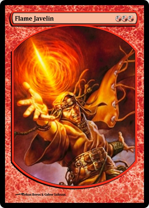 Flame Javelin from Magic Online Promos
