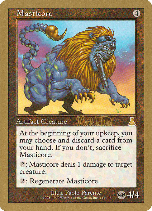 Masticore from World Championship Decks 1999