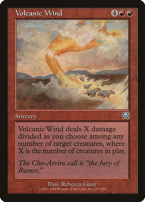 Volcanic Wind highlighted card art