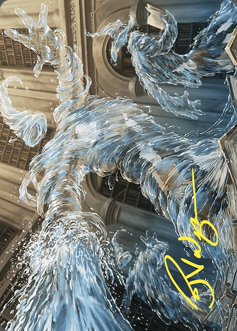 Splashy Spellcaster // Splashy Spellcaster highlighted card art