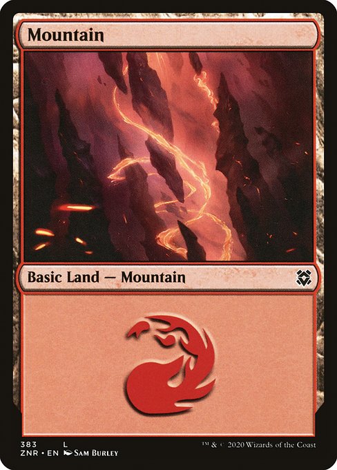 Mountain from Zendikar Rising
