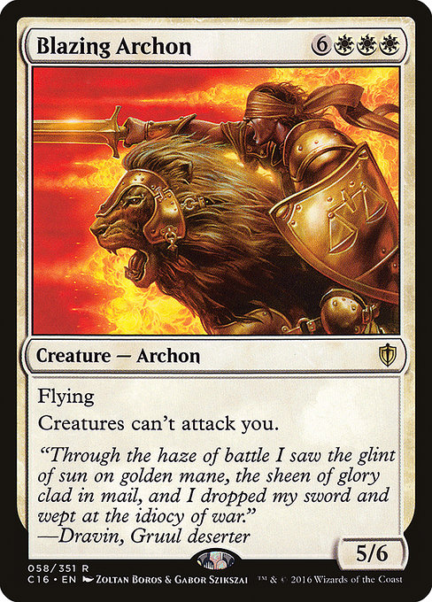Blazing Archon from Commander 2016