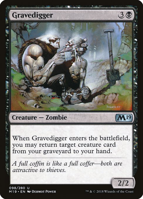 Gravedigger from Core Set 2019