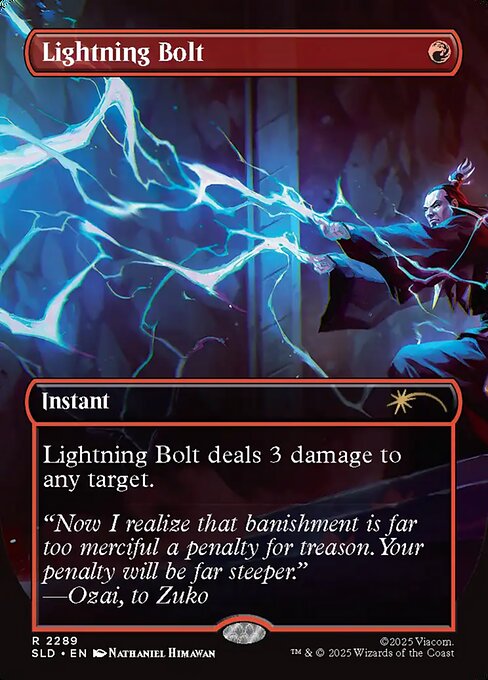 Lightning Bolt from Secret Lair Drop