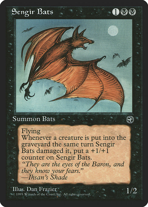 Sengir Bats from Homelands