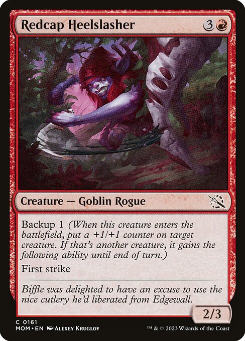 Redcap Heelslasher highlighted card art