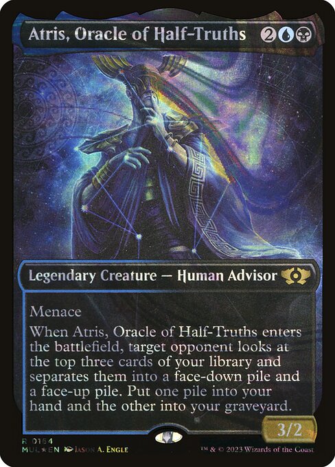 Atris, Oracle of Half-Truths highlighted card art