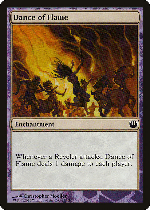 Dance of Flame highlighted card art