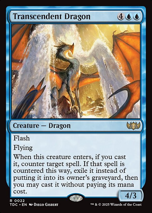 Transcendent Dragon highlighted card art
