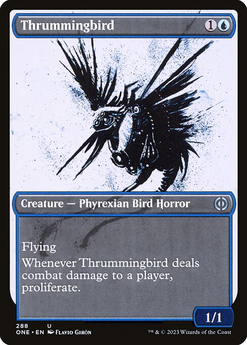 Thrummingbird from Phyrexia: All Will Be One