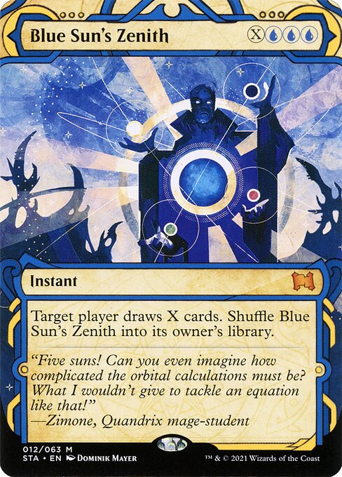 Blue Sun's Zenith highlighted card art