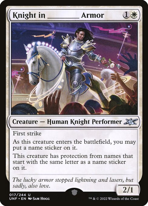 Knight in _____ Armor highlighted card art