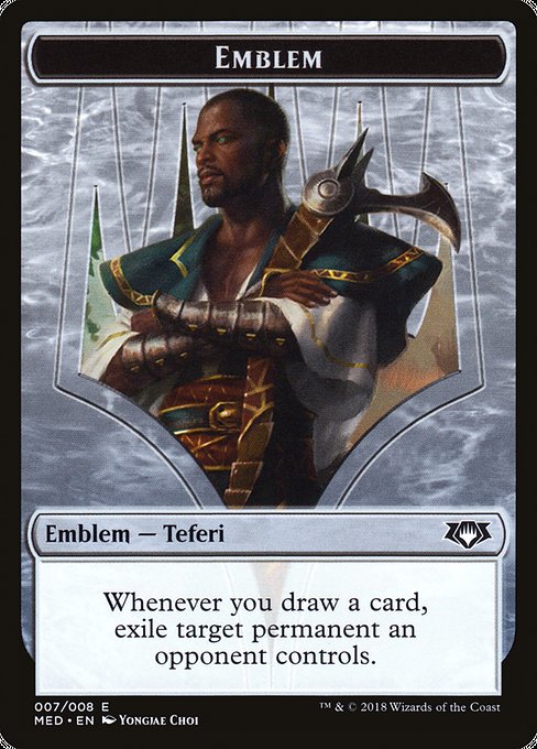 Teferi, Hero of Dominaria Emblem highlighted card art