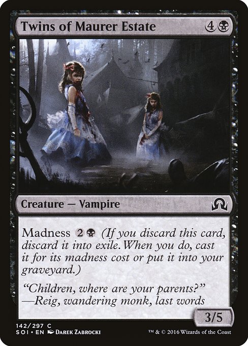 Twins of Maurer Estate from Shadows over Innistrad