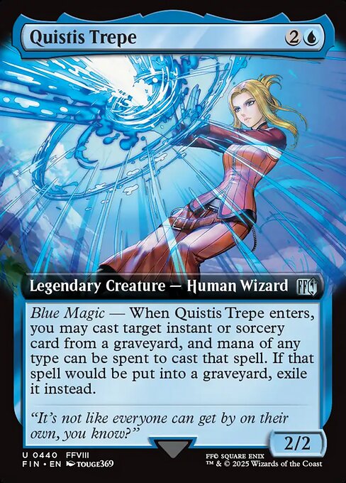 Quistis Trepe highlighted card art