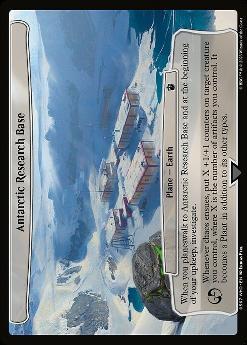 Antarctic Research Base highlighted card art