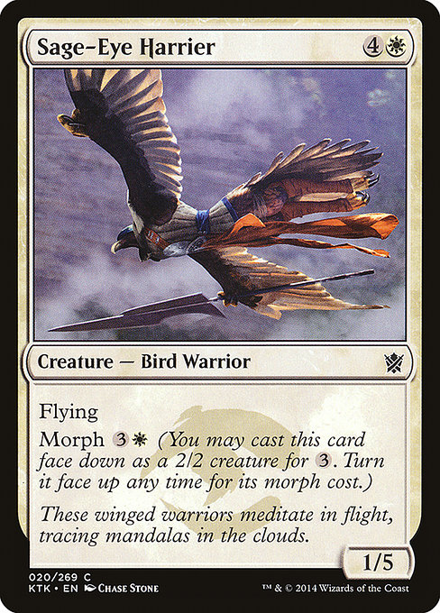 Sage-Eye Harrier highlighted card art