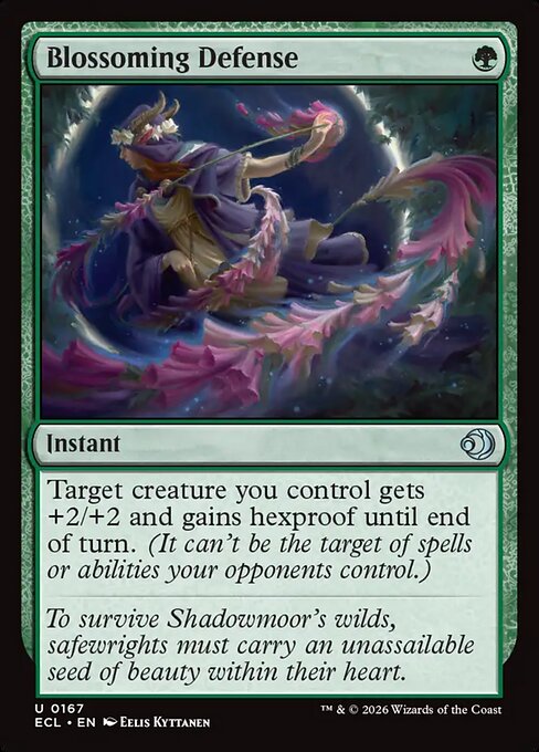Blossoming Defense from Lorwyn Eclipsed