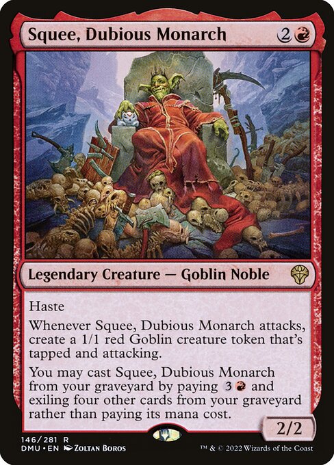 Squee, Dubious Monarch from Dominaria United