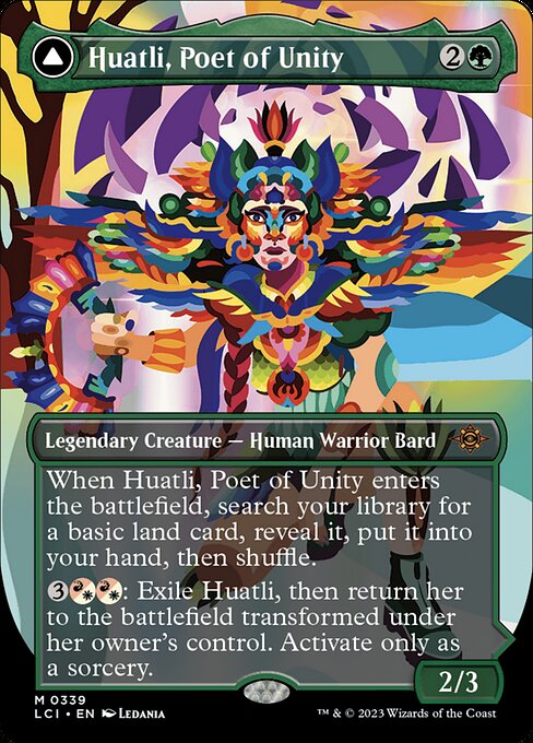 Huatli, Poet of Unity // Roar of the Fifth People from The Lost Caverns of Ixalan