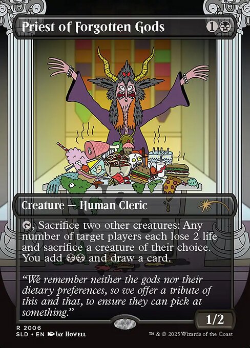 Priest of Forgotten Gods highlighted card art