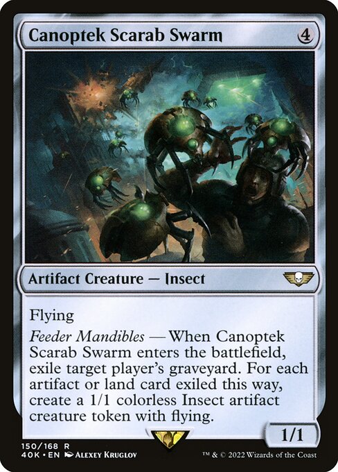 Canoptek Scarab Swarm highlighted card art