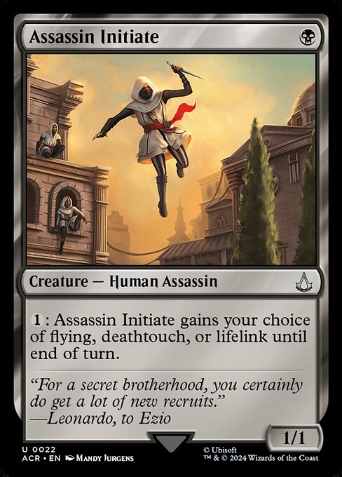 Assassin Initiate highlighted card art