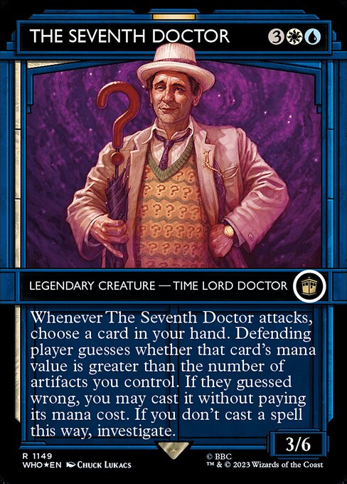 The Seventh Doctor highlighted card art