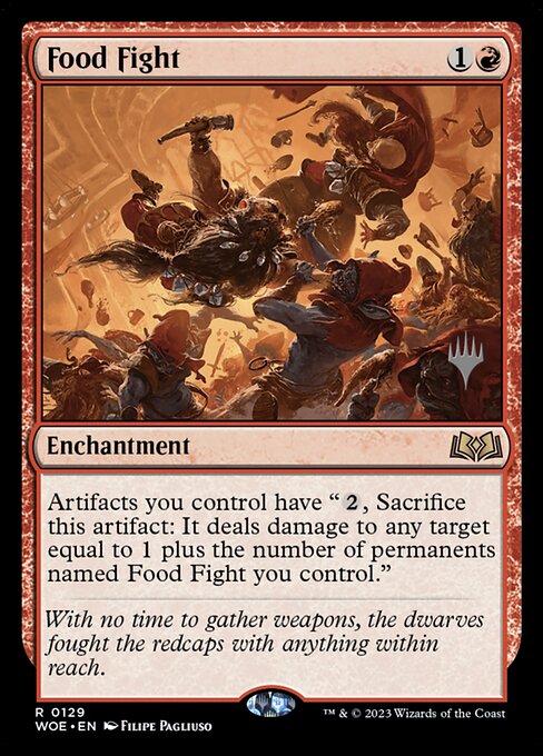 Food Fight from Wilds of Eldraine Promos