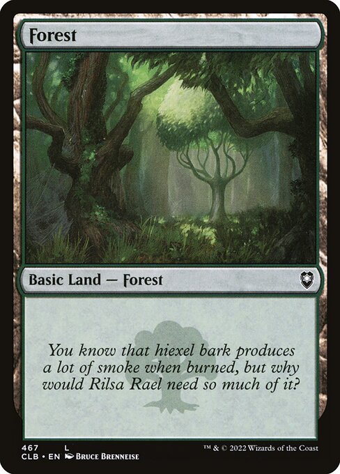 Forest from Commander Legends: Battle for Baldur's Gate
