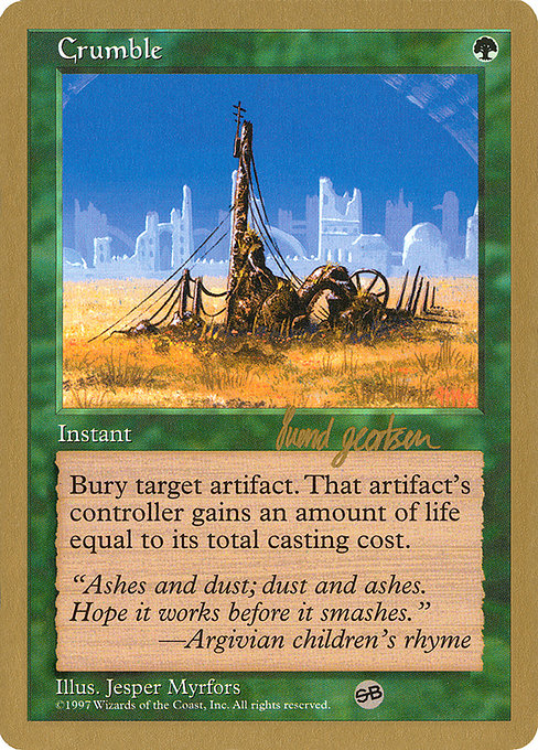 Crumble from World Championship Decks 1997