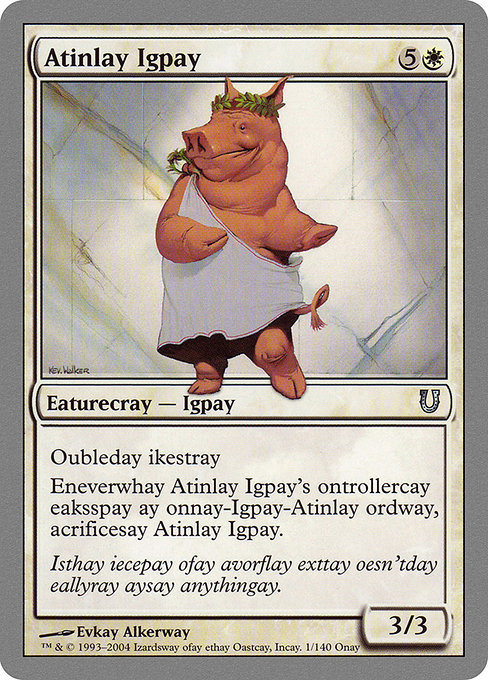 Atinlay Igpay highlighted card art