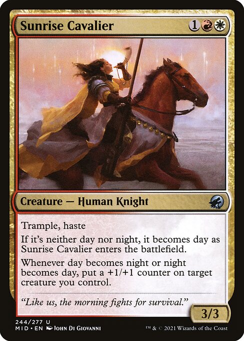 Sunrise Cavalier from Innistrad: Midnight Hunt