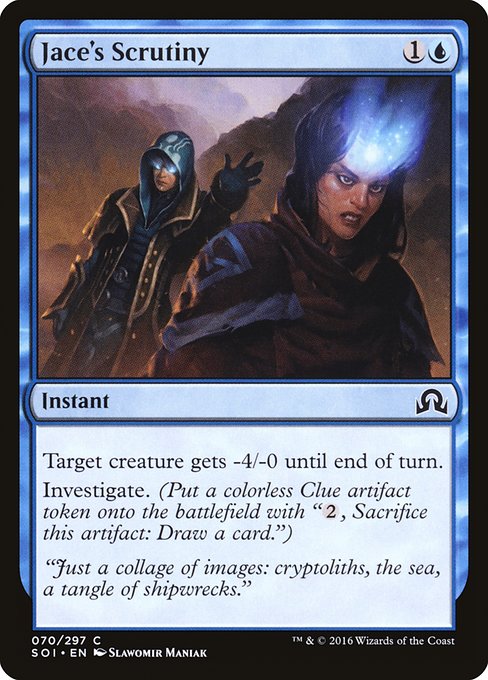 Jace's Scrutiny from Shadows over Innistrad