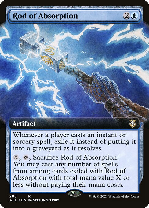 Rod of Absorption highlighted card art
