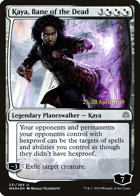 Kaya, Bane of the Dead from War of the Spark Promos