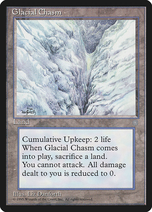 Glacial Chasm from Ice Age