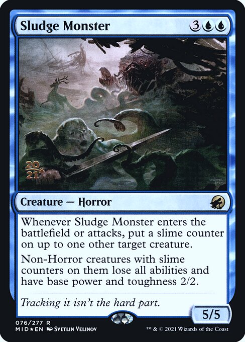 Sludge Monster from Innistrad: Midnight Hunt Promos