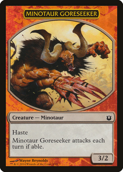 Minotaur Goreseeker highlighted card art