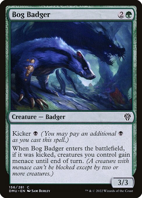 Bog Badger highlighted card art